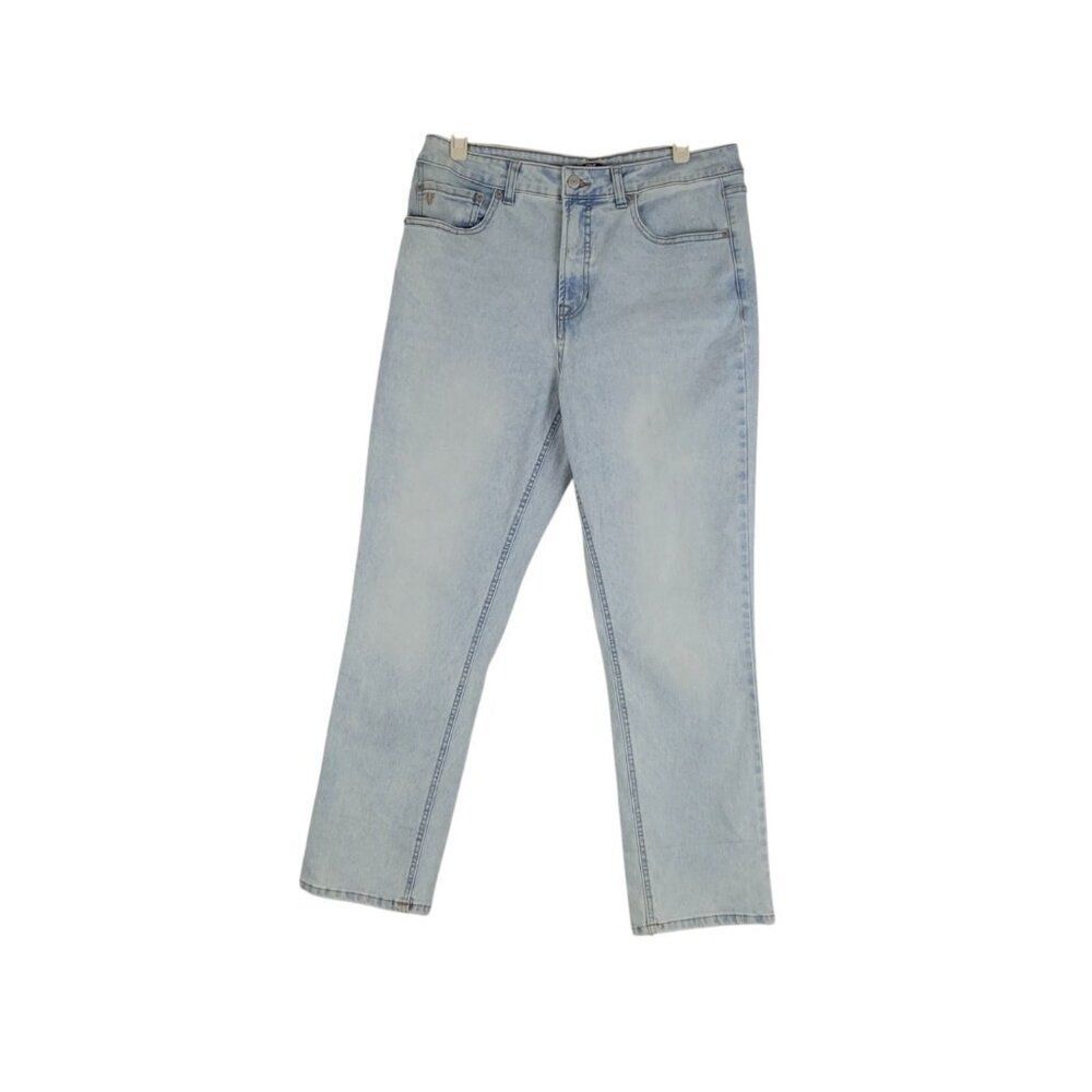 Frye High Rise Straight Leg Light Wash Denim Women’s Jeans Size 16/34